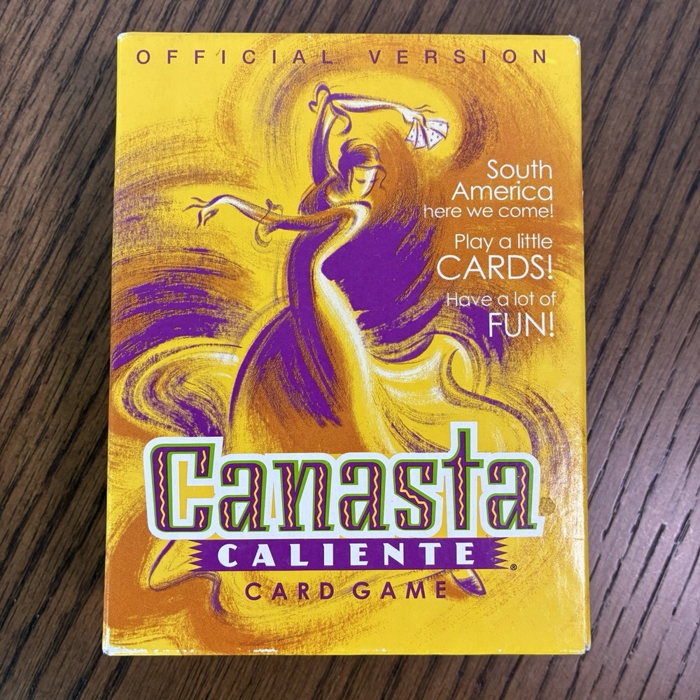 Canasta Caliente Card Game Official Version Parker Brothers 2001